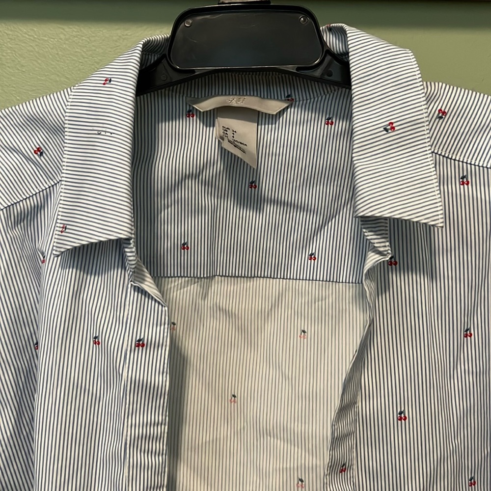 Cherry button down